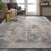 Gray 111 x 0.5 in Area Rug - Williston Forge Comer Power Loom Beige/Rug Polyester/Polypropylene | 111 W x 0.5 D in | Wayfair