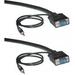 Cables Unlimited 10 Ft. VGA Audio Cable - Black