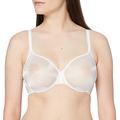 Gossard Damen Plunge Klassischer BH, Weiß - WeißGr. 75F