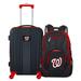 MOJO Black Washington Nationals 2-Piece Luggage & Backpack Set