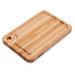 John Boos Prestige Series Maple Cutting Board w/ Juice Groove Wood in Brown/Red | 12 W in | Wayfair MPL1812125-FH-GRV