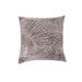 Bay Isle Home™ Wetzel Contemporary Palm Leaves Square Throw Pillow Polyester in White/Brown | 22 H x 22 W x 2 D in | Wayfair