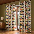 Orla Kiely - Multi Stem - Multi - Eyelet Curtains - 90x54"/229x137cm