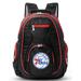 "MOJO Black Philadelphia 76ers Trim Color Laptop Backpack"