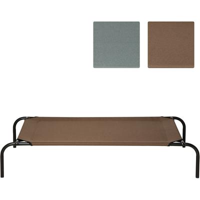 Hundebett Outdoor Hundeliege Katzenbett Haustierbett Schlafplatz mit Ersatzbezug 110 x 68 x 20 cm