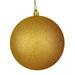 Vickerman 570845 - 4.75" Copper Gold Glitter Ball Christmas Tree Ornament (set of 4) (N591233DG)