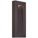 Modern Forms Urban 16" High Bronze Dark Sky LED Outdoor Wall Light