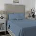 Eider & Ivory™ 100% 600TC Ultra-Soft & Silky Wrinkle-Resistant Sheet Set 100% Cotton/Sateen in Blue | King | Wayfair