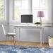 Viv + Rae™ Charboneau Desk Wood in White | 29.5 H x 47 W x 23.6 D in | Wayfair 546A72A21F3844A397F2E336F7C74020