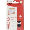 Velcro - VEL-EC60228 Punti a strappo da incollare Lato morbido e lato rigido (ø) 16 mm Nero 16