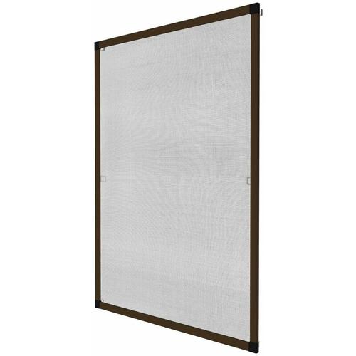 Fliegengitter für Fensterrahmen - Insektenschutz, Mückenschutz, Insektenschutzgitter - 100 x 120 cm