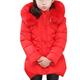 AnKoee Little Girls Jacket Girls Kids Coat Windbreaker Outwear Warm Jackets Outwear Winter Clothes for 3-12 Years Old (130/5-6 Years, Red)