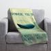 East Urban Home Always Take Your Dreams w/ You Throw Blanket Microfiber/Fleece/Microfiber/Fleece | 80" H x 60" W | Wayfair