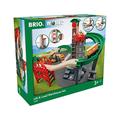 BRIO World Railway Lift & Load Warehouse Set for Children Age 3 Years Up - Wooden Trains Add On Accessories - Gifts for Kids