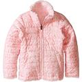 The North Face Kids Girl's Reversible Mossbud Swirl Jacket (Little Kids/Big Kids) Coy Pink Fur Print (Prior Season) X-Small