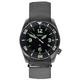 MWC Dephtmaster 1000mt Swiss Quartz Black Steel Sapphire Ceramic Date Diver Fabric NATO Military Men's Watch