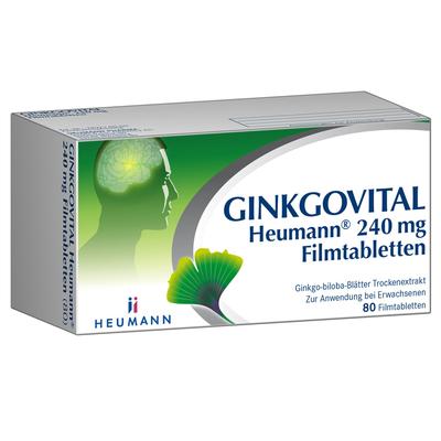 Ginkgovital Heumann 240 mg Filmtabletten 80 St Image
