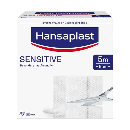 Hansaplast Sensitive Pflaster 6 cmx5 m Rolle 1 St