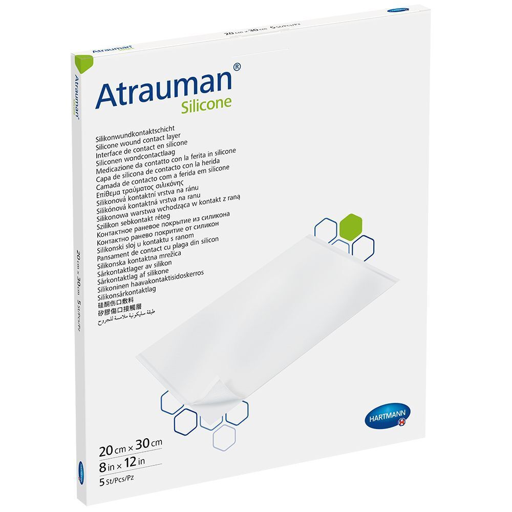 Atrauman Silicone steril 20x30 cm Kompressen 5 St Image