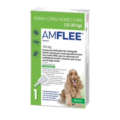 Amflee 134 mg Spot-on Lsg.f.mittelgr.Hunde 10-20kg 3 St Lösung Image