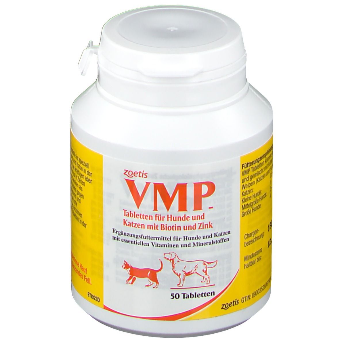 VMP Tabletten Ergänzungsfuttermittel f.Hund/Katze 50 St