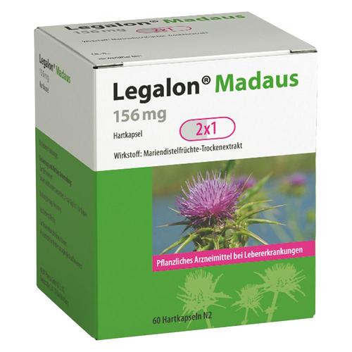 Legalon Madaus 156 mg Hartkapseln 60 St