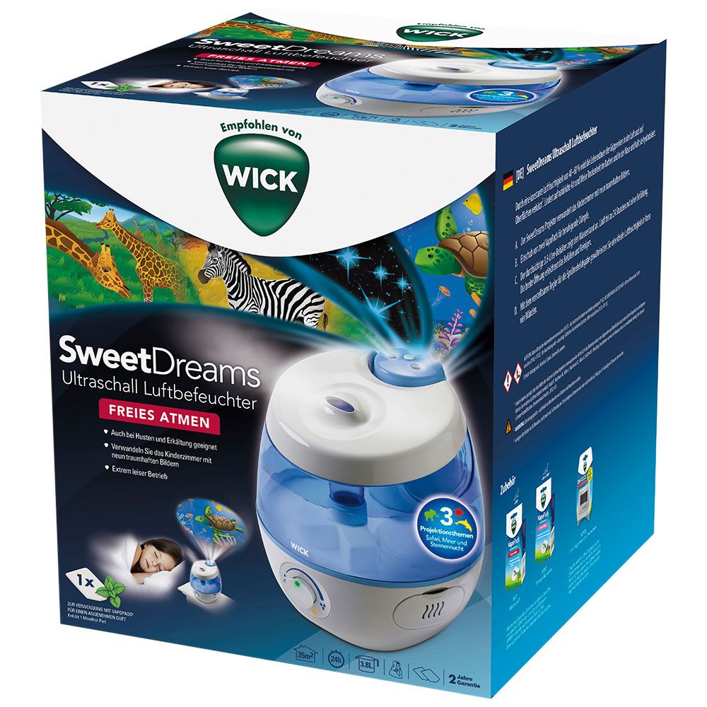Wick SweetDreams 2in1 Ultraschall Luftbefeuchter 1 St Gerät Image