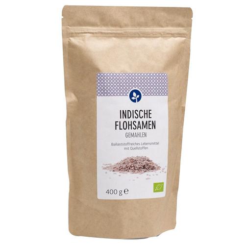 Indische Flohsamen gemahlen Bio 400 g Pulver