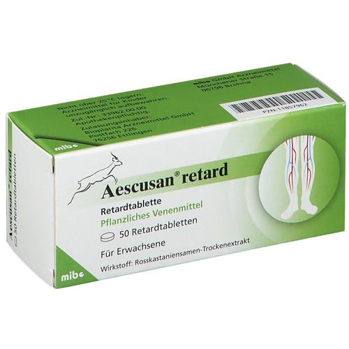 Aescusan retard Retardtabletten 50 St Retard-Tabletten