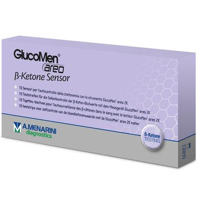 Glucomen areo 2K ß-Ketone Sensor Teststreifen 10 St Image