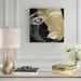 Mercer41 Gold Dream Face by Oliver Gal - Graphic Art Print Canvas in Black/Green | 20 H x 20 W x 1.5 D in | Wayfair