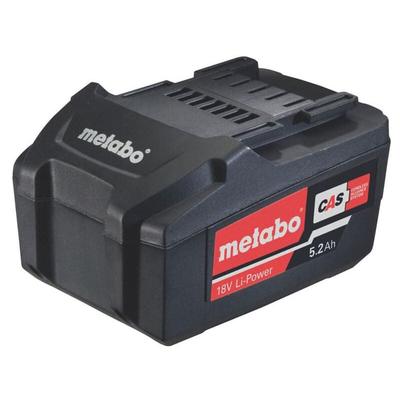 Metabo - 18V Li-Ion 5,2 Ah Li-Power Akku mit Ladeanzeige 625592000 Image