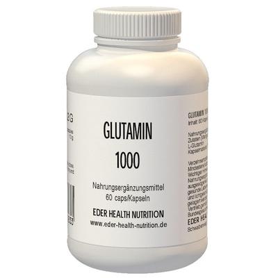 Glutamin 1000 Kapseln 60 St Image