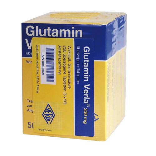 Glutamin Verla überzogene Tabletten 250 St Überzogene