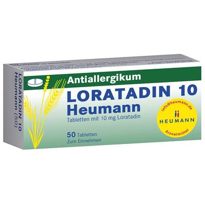 Loratadin 10 Heumann Tabletten 50 St Image