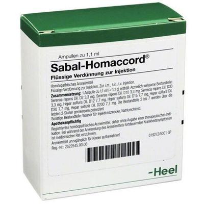 Sabal Homaccord Ampullen 100 St Image