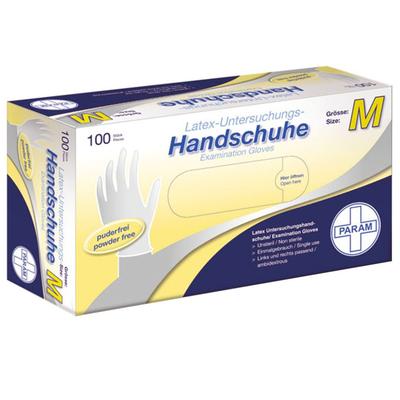 Handschuhe Einmal Latex puderfrei M 100 St Image