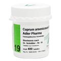 Biochemie Adler 19 Cuprum arsenicosum D 12 Tabl. 400 St Tabletten