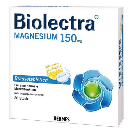 Biolectra Magnesium 150 mg Zitrone Brausetabletten 20 St