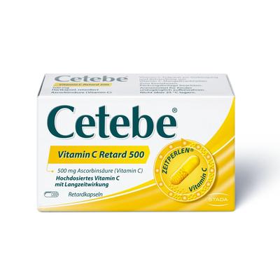 Cetebe Vitamin C Retardkapseln 500 mg 120 St Hartkapseln Image