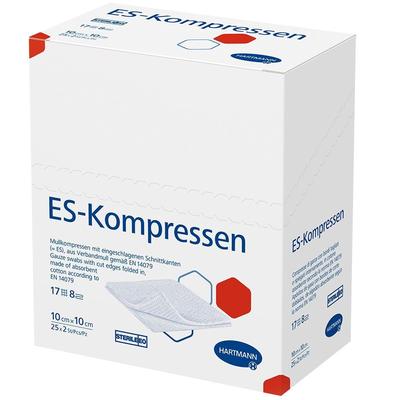 Es-Kompressen steril 10x10 cm 8fach 25x2 St Kompressen Image