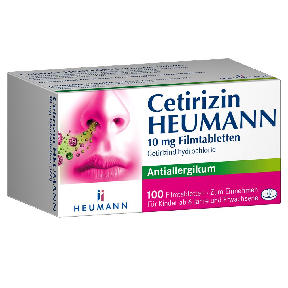 Cetirizin Heumann 10 mg Filmtabletten 100 St