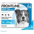 Frontline Spot on H 20 Lösung f.Hunde 6 St Einzeldosispipetten