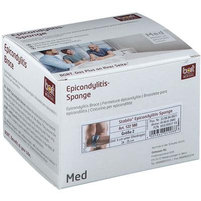 Bort Stabilo Epicondylitis Spange Gr.2 grau 1 St Bandage(s) Image