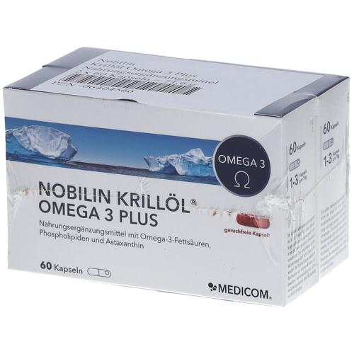 Nobilin Krillöl Omega-3 Plus Kapseln 2x60 St