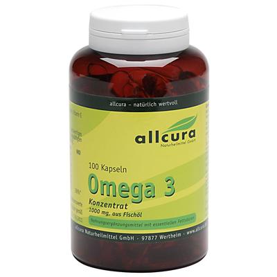 Omega-3 Konzentrat aus Fischöl 1000 mg Kapseln 100 St Image