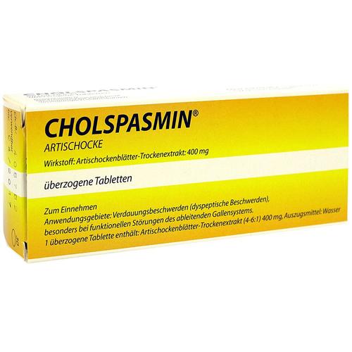 Cholspasmin Artischocke überzogene Tabletten 100 St Überzogene