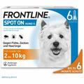 Frontline Spot on H 10 Lösung f.Hunde 6 St Einzeldosispipetten