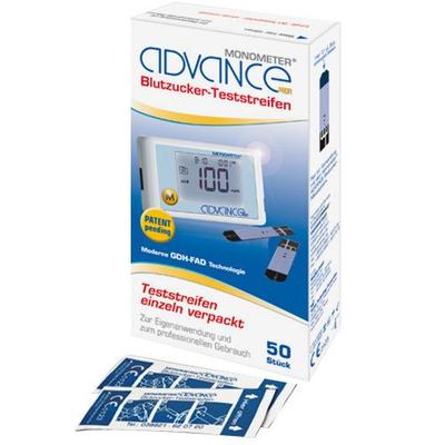 Advance Monometer Blutzucker Teststr.GDH single 50x1 St Teststreifen Image
