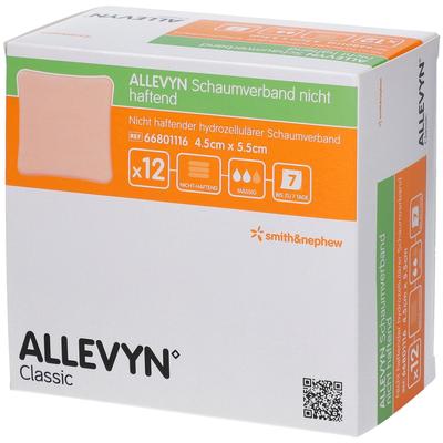 Allevyn Schaumverband 4,5x5,5 cm nicht haftend 12 St Verband Image